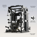 Professional Gym Smith Machine Set—Multi-Functional All-In-One Fitness Equipment, Suitable for Professional Gyms