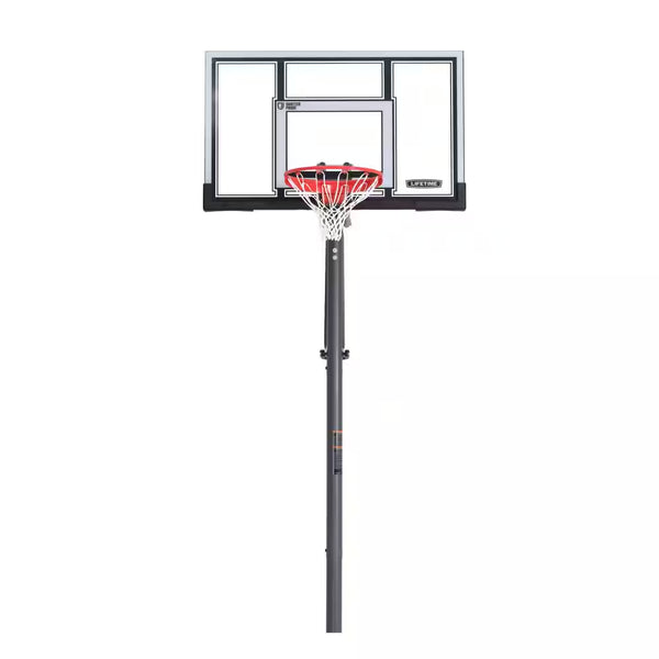 54 In. Polycarbonate Adjustable In-Ground Basketball Hoop