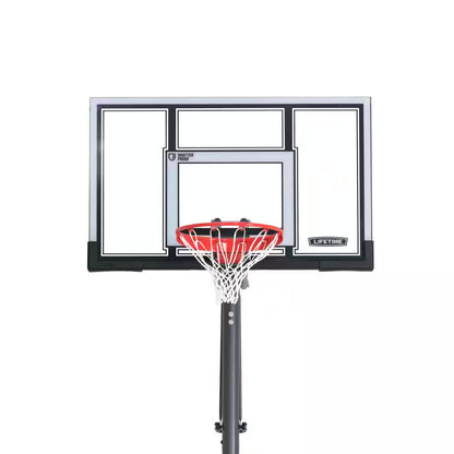 54 In. Polycarbonate Adjustable In-Ground Basketball Hoop