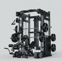 Home Gym Smith Machine Cable Crossover Weightlifting Sports Training