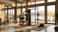 Home Gym Smith Machine with 138LB Weight Stack, Leg Press & LAT Station for Full Body Workouts — Lifestyle
